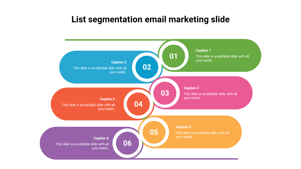 List segmentation email marketing slide